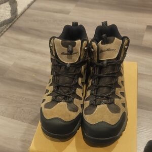 Eddie Bauer Tan and Black Outdoor Boots